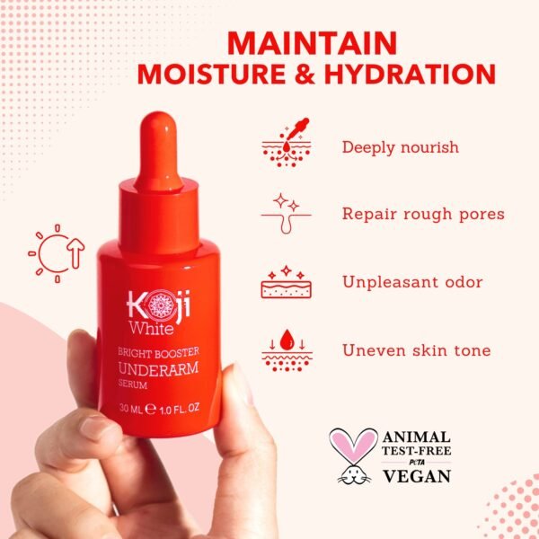 Koji White Brightening Underarm Bright Booster Serum - Image 3