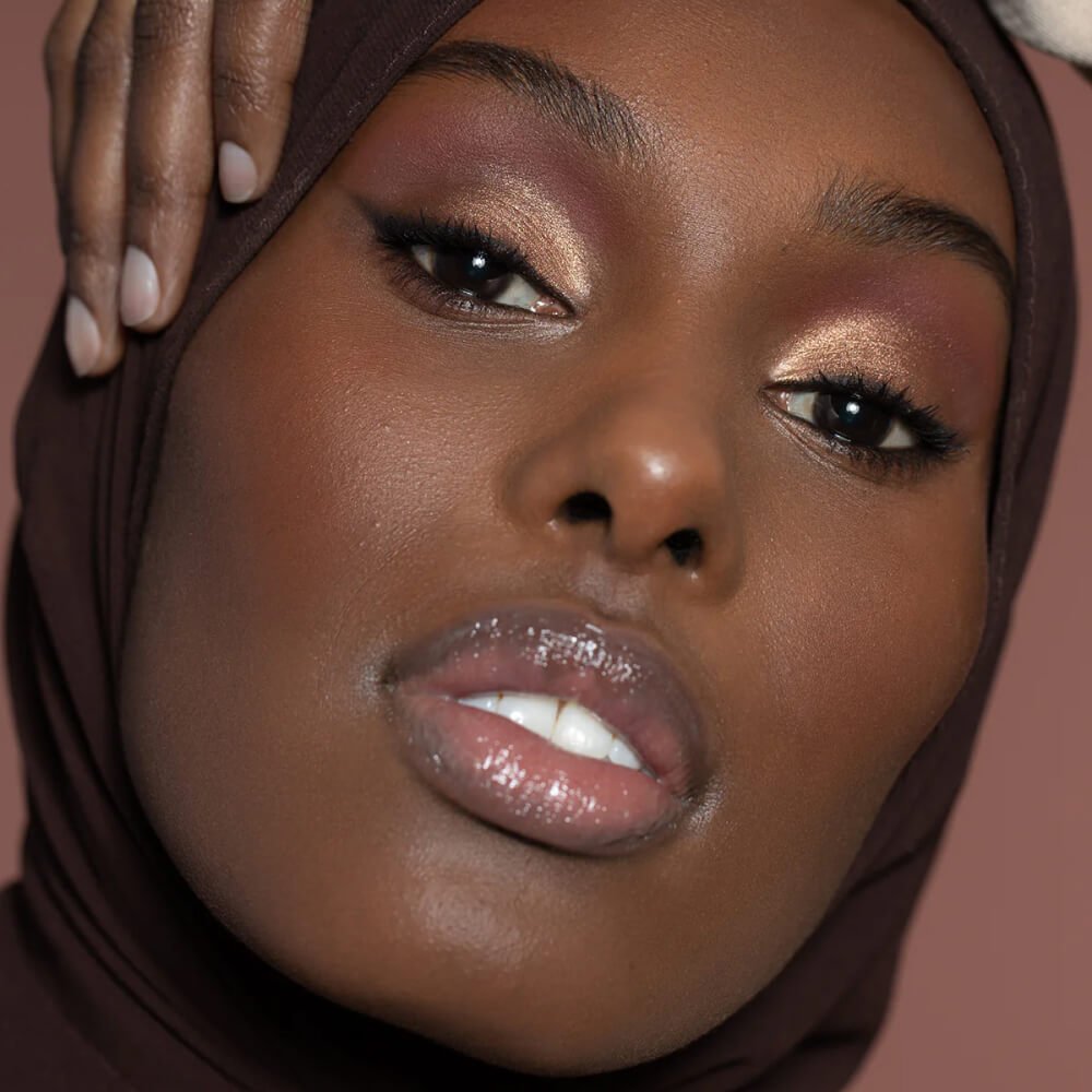 Woman with natural glowing skin