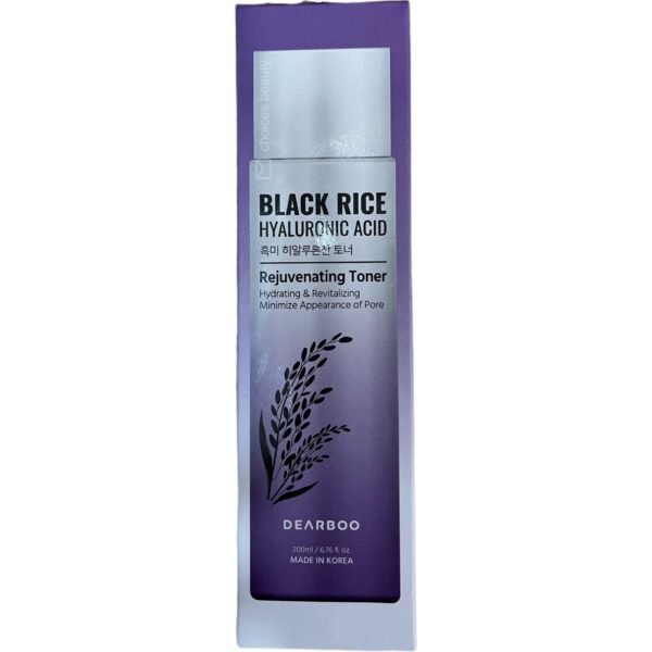Dearboo Black Rice Hyaluronic Acid Rejuvenating Toner 200ml