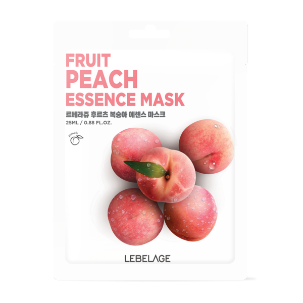 Lebelage Fruit Peach Essence Sheet Mask x10pcs