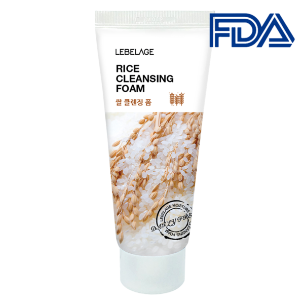Lebelage Rice Cleansing Foam Face Wash