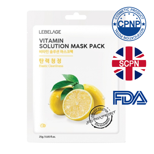 Lebelage Vitamin Solution Sheet Mask x10pcs