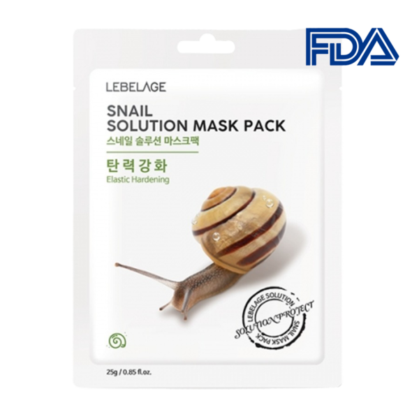 Lebelage Snail Solution Sheet Mask x 10pcs